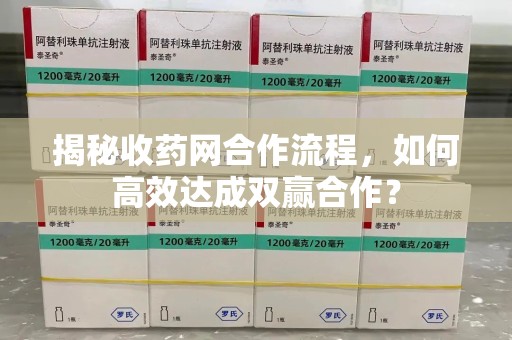 衡阳揭秘收药网合作流程，如何高效达成双赢合作？