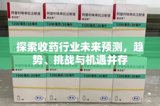 衡阳探索收药行业未来预测，趋势、挑战与机遇并存