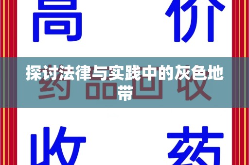 衡阳探讨法律与实践中的灰色地带