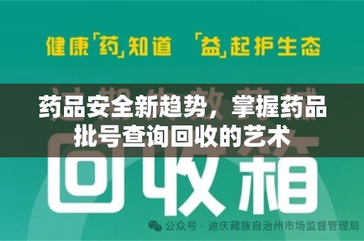 衡阳药品安全新趋势，掌握药品批号查询回收的艺术
